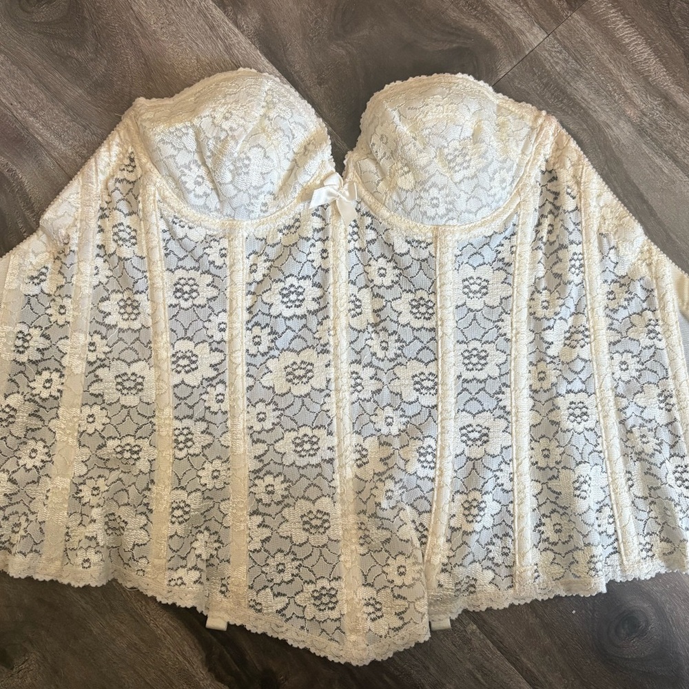 Lace Bustier Top